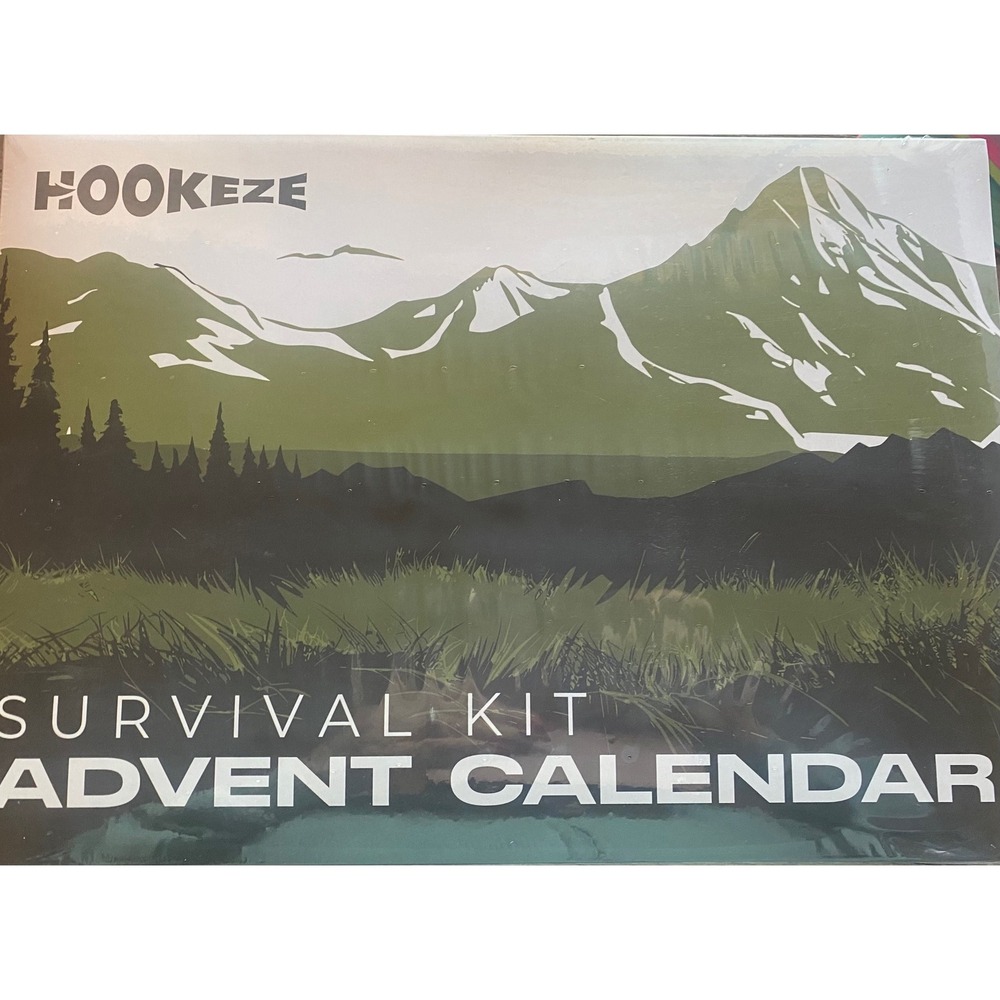 Hookeze Survival Kit Advent Calendar 24 Days Tactical Gear Emergency Tools HKZ-S